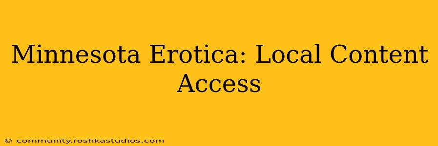 Minnesota Erotica: Local Content Access