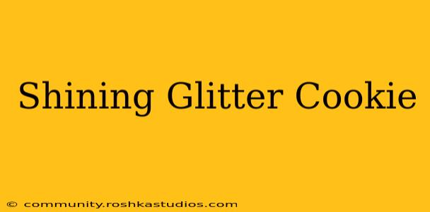 Shining Glitter Cookie